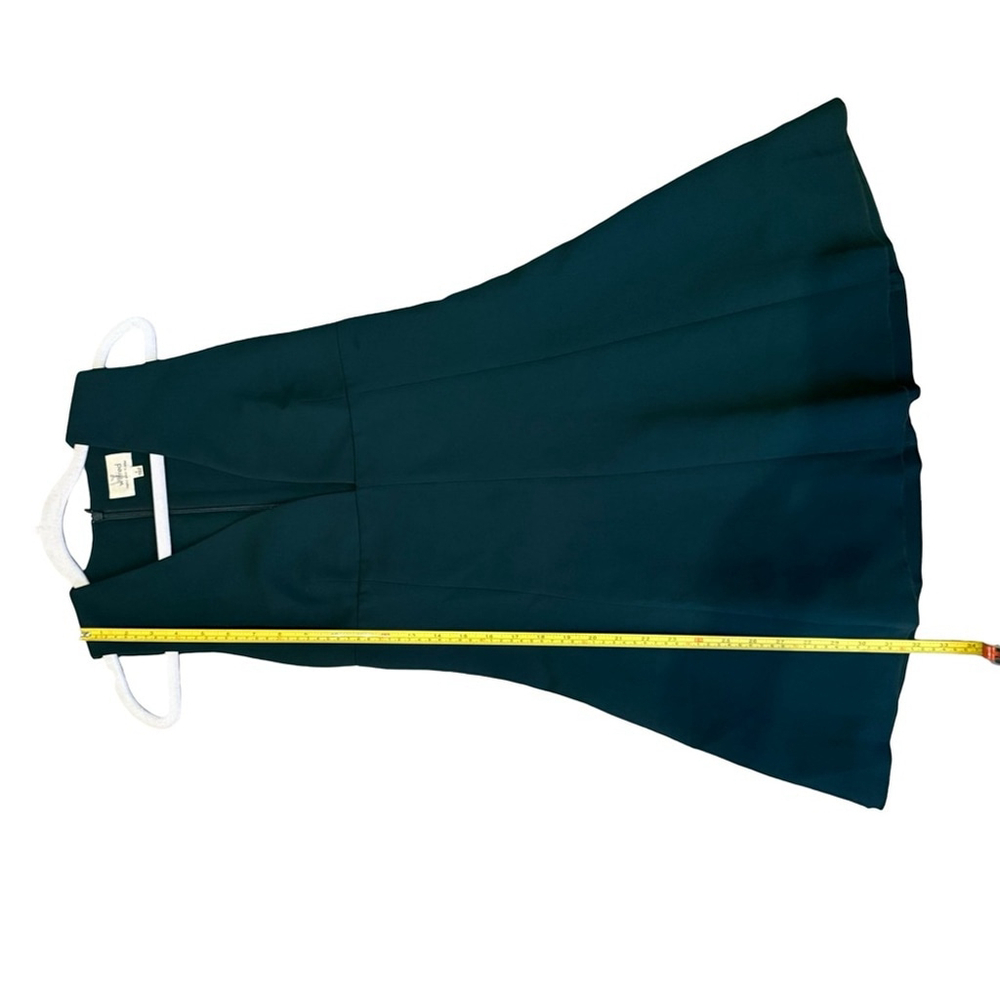 Wilfred Aritzia Montbrun Jewel Tone Dark Green Dress Size 6 Classic Minimalist - Picture 7 of 12